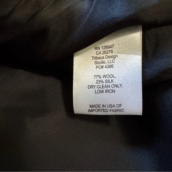 NWT NILI LOTAN Karine Embroidered Will and Silk Blend Tunic - Size 4 - Picture 9 of 9